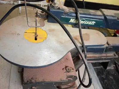 Works great but got band saw and don't use this anymore. Has a couple extra blades with it. $20 obo...