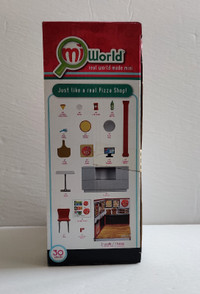 Mi World Diorama Italian Pizza Shop action figure doll