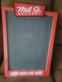 Vintage Mill St Brewery Chalkboard