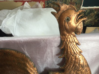 Arts and Crafts Double Sided Copper Rooster Weathervane, 1890s.