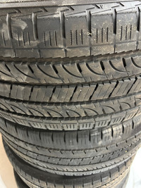 4- truck tires for sale 65% left on tread 