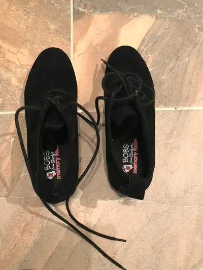 Skechers Bobs black leather Shoes (New) (size 9), View more