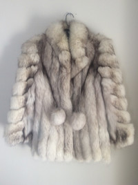 Blue Fox fur Coat