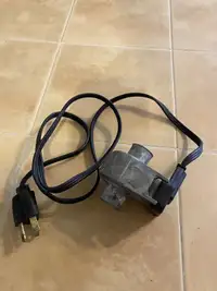 Snowmobile/ATV heater core plug-in 