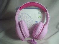 Kid Headphones  (Pink & Red)