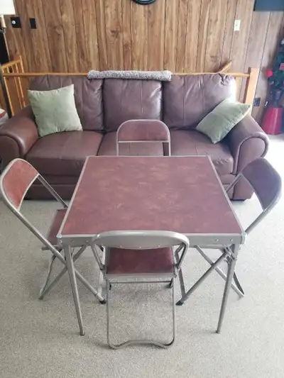 Vintage MCM Cooey Card Table and Chairs, View more