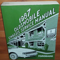 1987 Oldsmobile TORONADO CHASSIS Service Manual