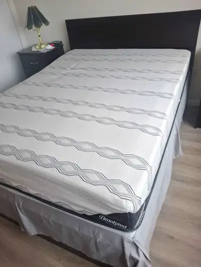 Queen Bed  and Mattress, View more
