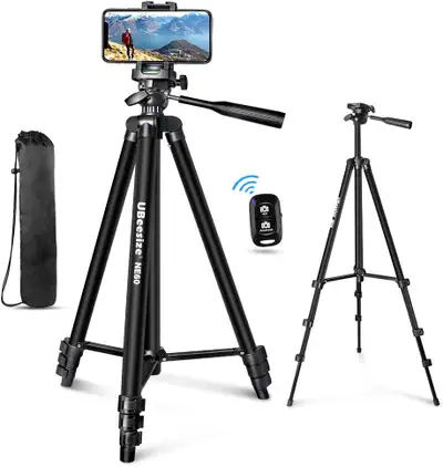 UBeesize 60” Phone Tripod with Carry Bag, View more