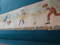 Vintage 1923 Childrens Wallpaper Border