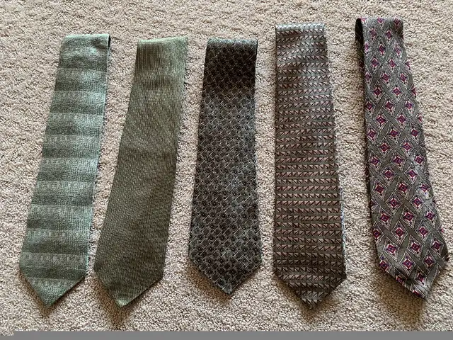 Men's Ties - Green in Men's in St. Albert - Image 4