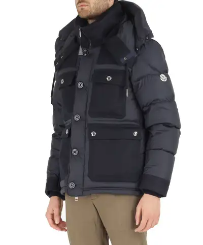 Moncler Rillieux Puffer Down Jacket Color: Navy Moncler Size 6 / Fits XL-XXL Condition: Pristine Con...