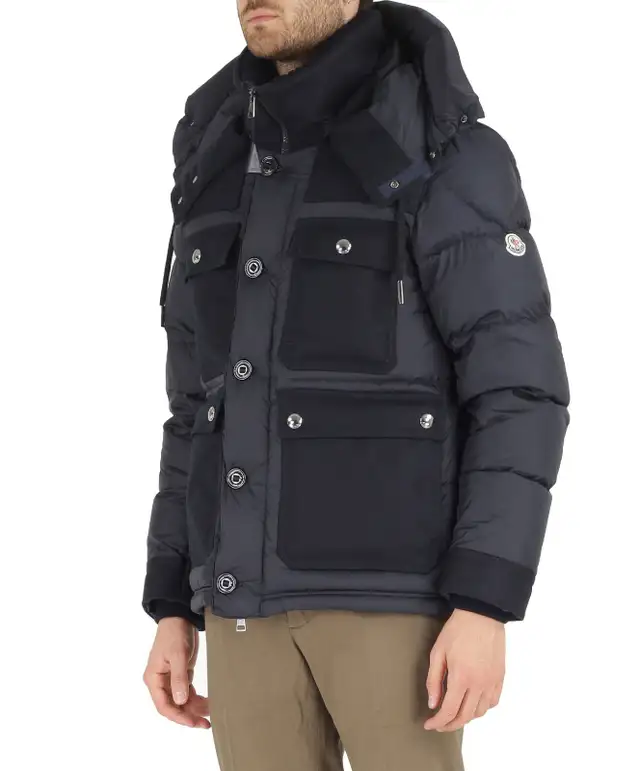 Moncler Rillieux Puffer Down Jacket Navy in Men's in Mississauga / Peel Region - Image 2