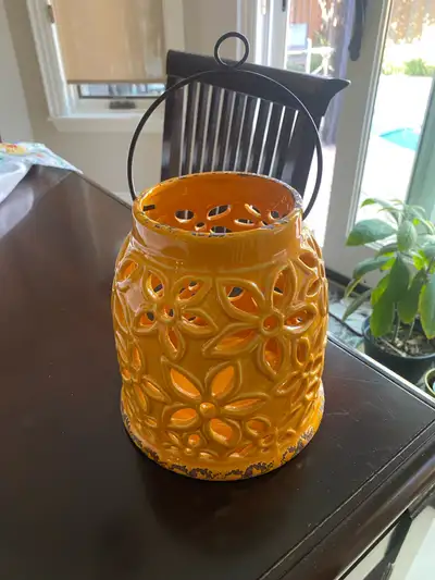 Patio Yellow Lantern, View more