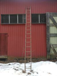 16 foot wooden ladder