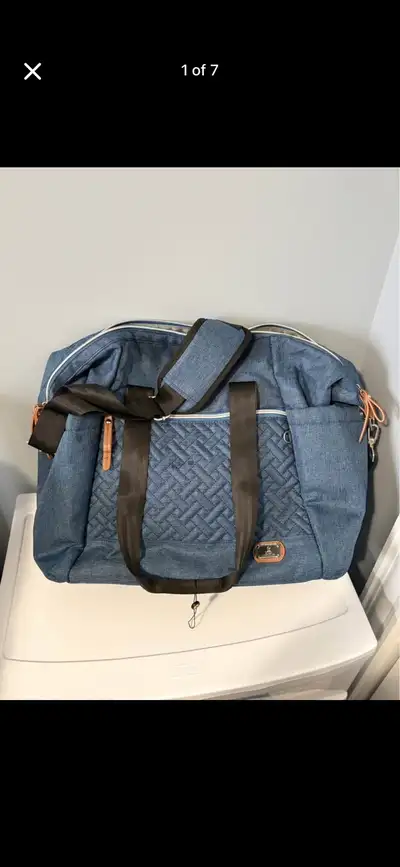 navy blue diaper bag tote, View more