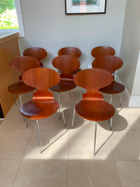 RARE MCM Arne Jacobsen Ant Chairs Series 3100