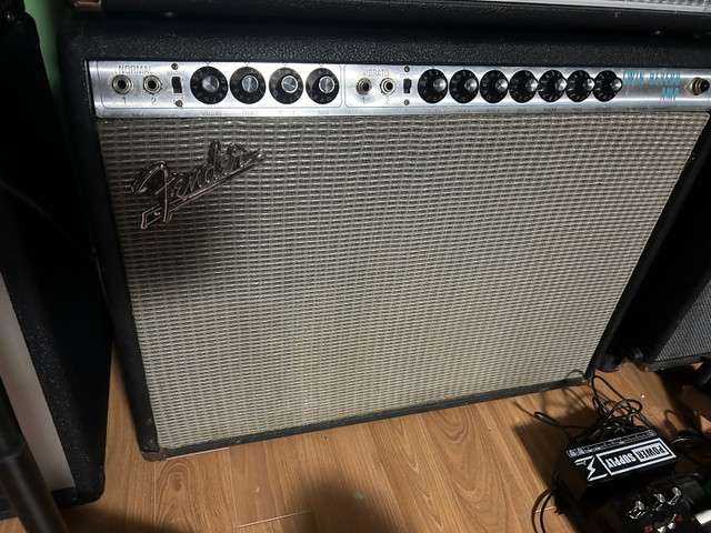 1970 Siverface Fender Twin Reverb  in Amps & Pedals in Grande Prairie