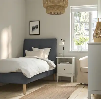 New box, Ikea idanas lit , bed frame, twin, View more