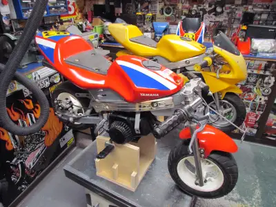 Two pocket rockets. Both are used but in good condition. Body panels are in good condition. Both hav...