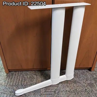 Steelcase White Table Desk Legs (High Quantity Available), View more