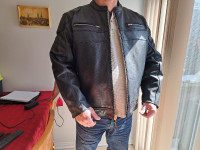 Leather Motorcycle Jacket - Top Quality Thick Leather