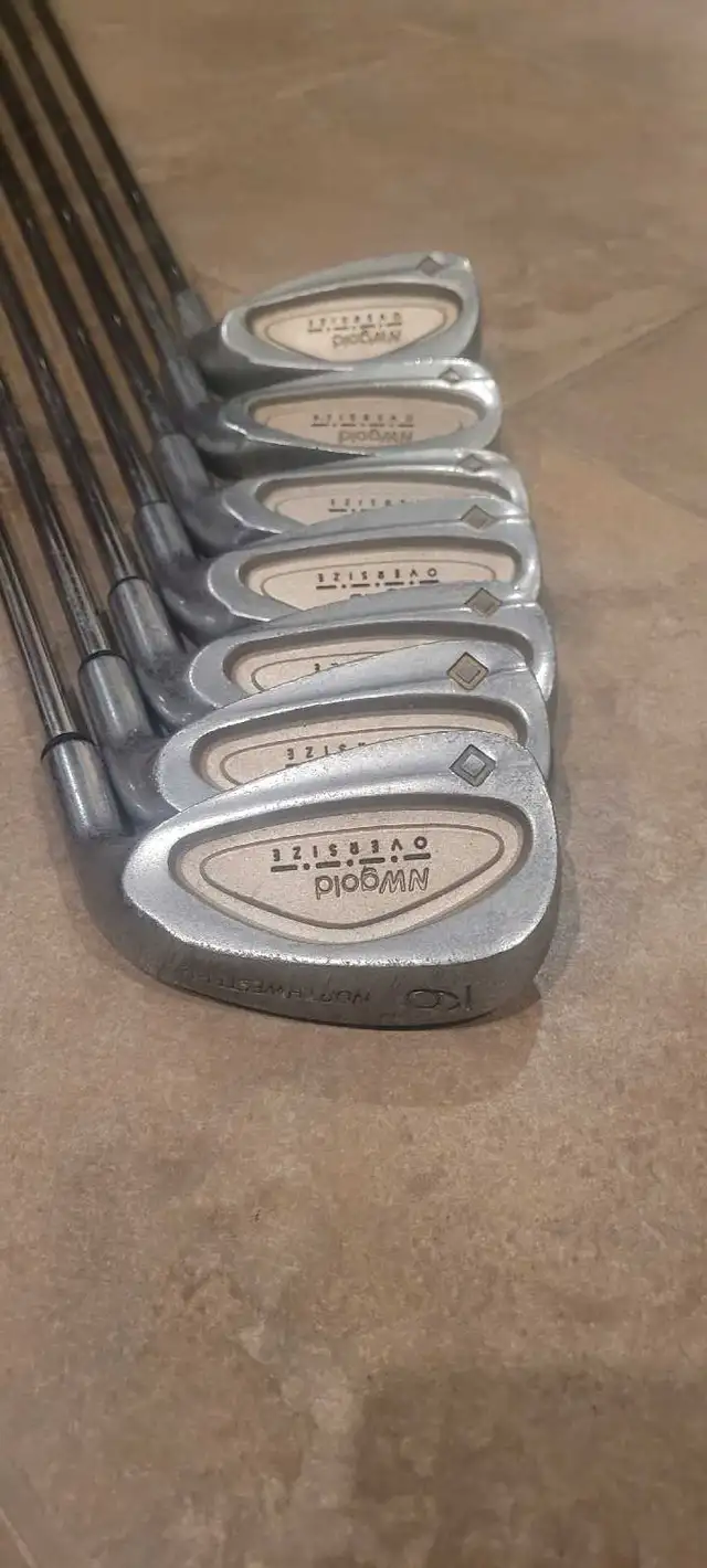 NORTHWESTERN NW-GOLD OVERSIZE GOLF IRON SET in Golf in Hamilton - Image 3