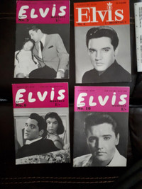 Elvis Monthly fanzines lot x 4 1963 1964