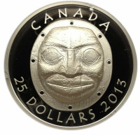 2013 "GRANDMOTHER MOON MASK"  SILVER COIN-CANADA-MINT