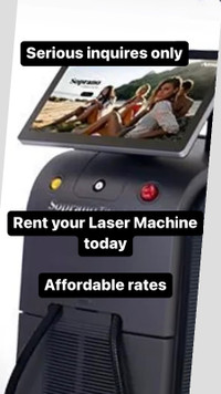Rent Laser hair removal equipment/ Affordable rates