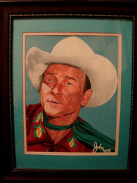 FOR SALE BY ARTIST 1 OF A KIND ORIGINAL ROY ROGERS PAINTING