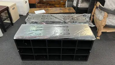 Shoe Bench, Storage Bench, Shoe Rack Bench, 15 Compartments, Esp, View more