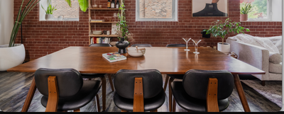 Article Seno Walnut Dining Table (6-8 Seater), View more