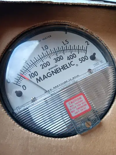 Dwyer 2002D Magnehelic Differential Pressure Gauge (0-2.0"w.c. &, View more