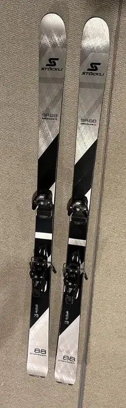 Like new Stockli Stormrider88 skis 166cm, View more