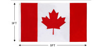 NEW 3' x 5' Canada Flags