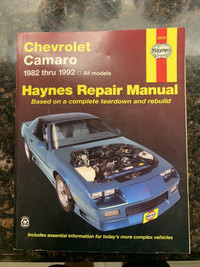 1982-92 Camaro Repair Manual