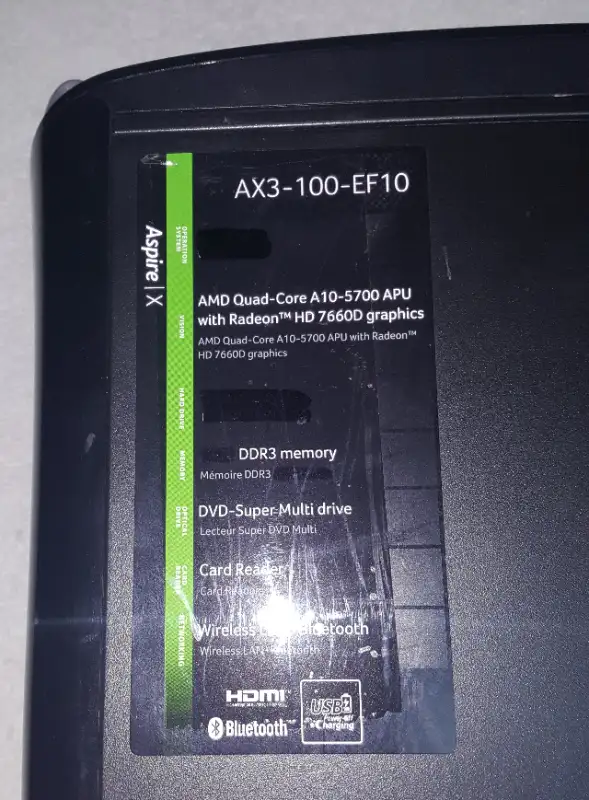 Ordinateur ACER AX3-100  3400 mhz in Desktop Computers in Drummondville - Image 5