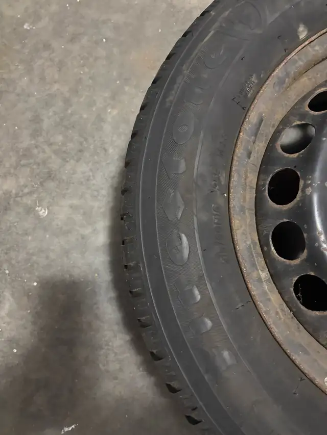 winter tires and rims of a 2018 VW Passat 215/60R/15 in Tires & Rims in Bedford - Image 4