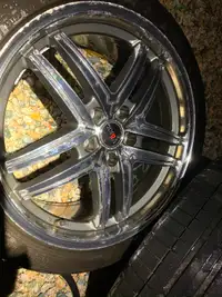 18" Rims with 235/40/18" Continental tires