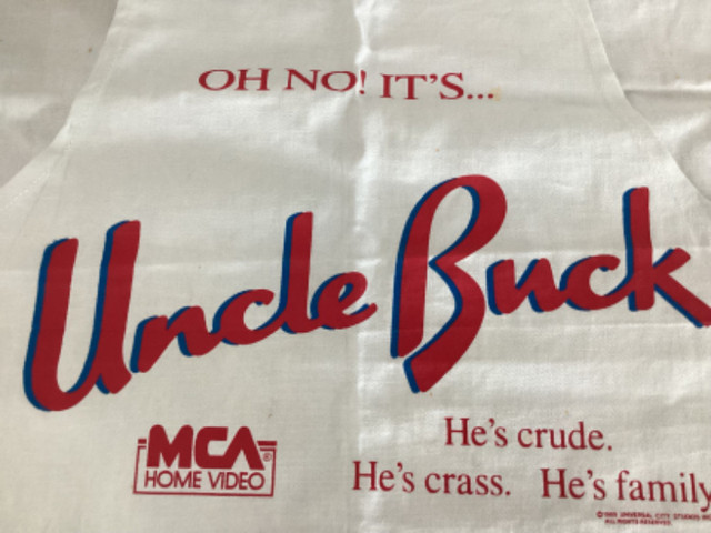Uncle Buck ( John Candy )  BBQ Chef Apron in BBQs & Outdoor Cooking in Winnipeg - Image 3