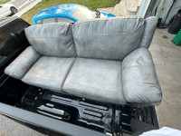 Must gone! Real leather good condition love seat! only $100, y/s