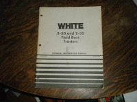 White 2-30, 2-35 Field Boss Tractor Technical Information Manual