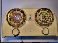 Vintage Crosley D-25 "Dashboard" Clock/Radio