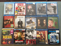 Brand new and still factory sealed blu-rays lots