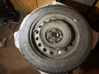 Used tires with wheels for a Honda Civic 215/55R16