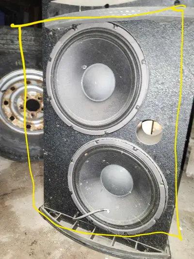 DJ SPEAKER HOUSING (converted to passive speakers), View more