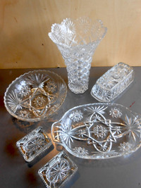 Verrerie Style Crystal Pinwheel Antique