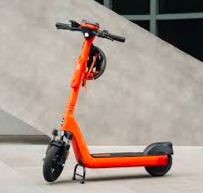 Scooter and helmet Neron Orange, View more