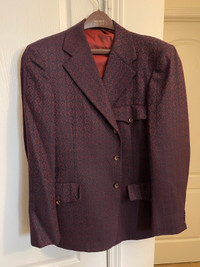 Vintage 50s style suit jacket custom tailored Montreal